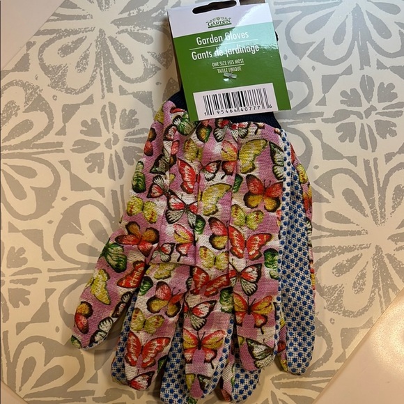 Floral Garden Gloves – One Size Fits All | Cute Gardening Gloves for Women - Picture 10 of 14